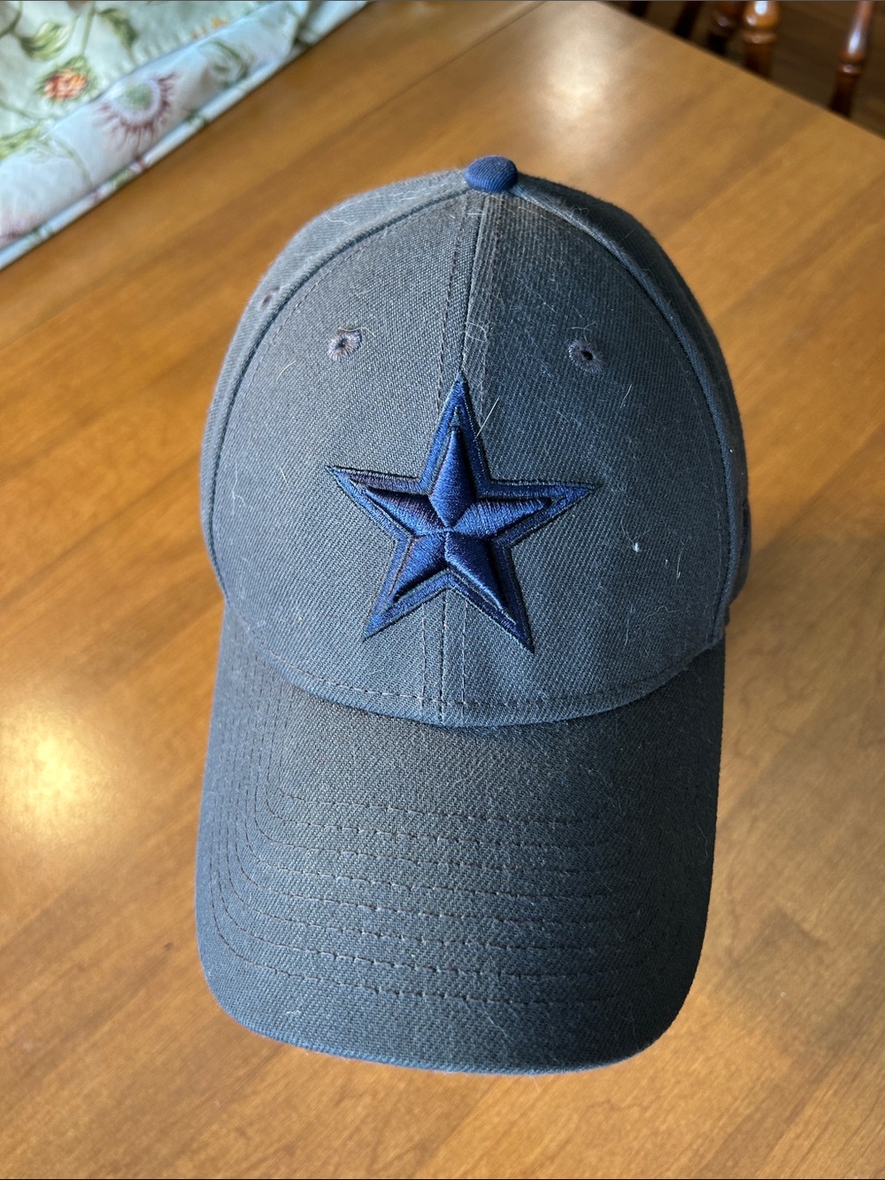 Navy Blue NFL Baseball Cap with Star Patch